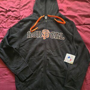 NOR-CAL S.F. Giants Full Zip Hoodie- Small